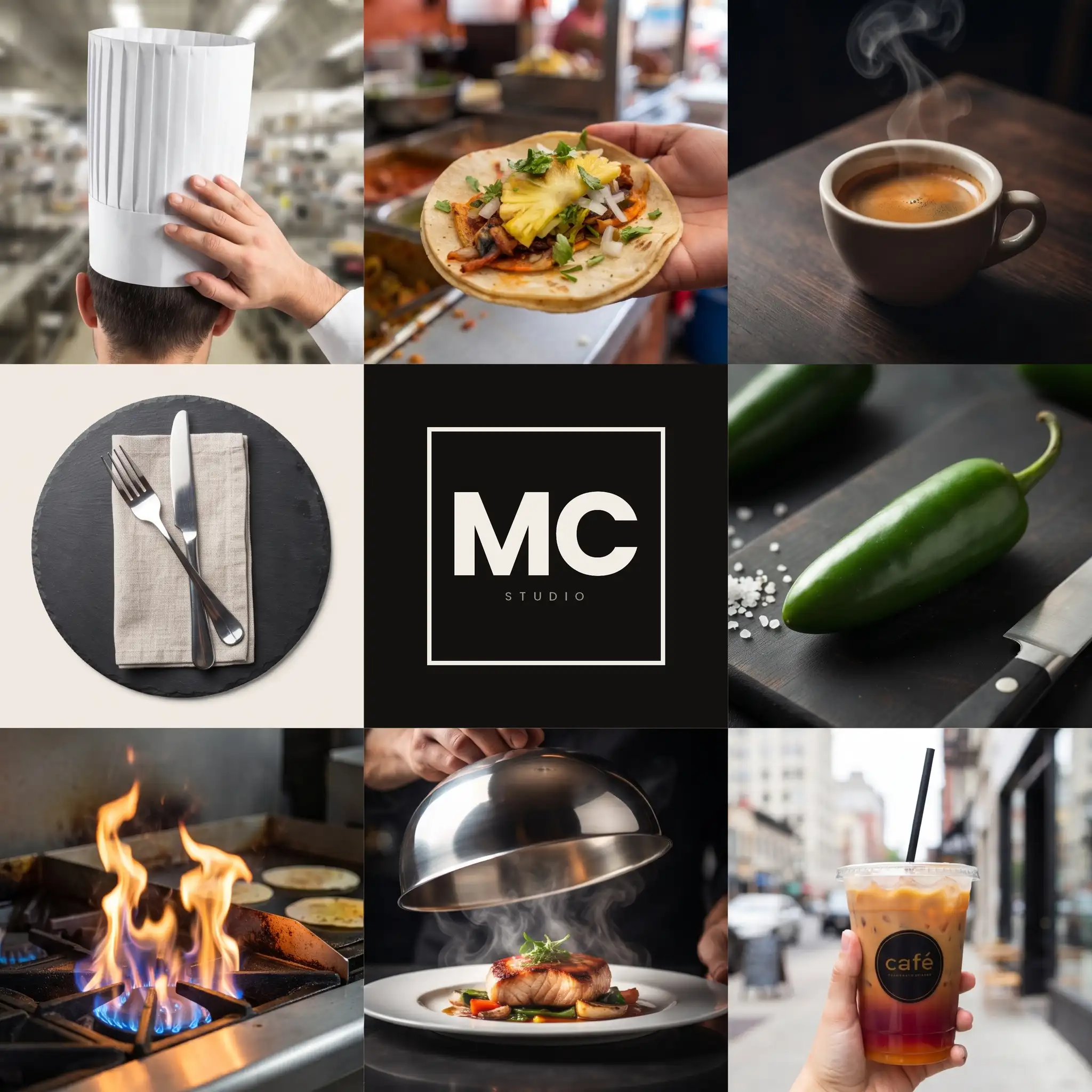 Sitio web de restaurante hecho por Marca Clara Studio